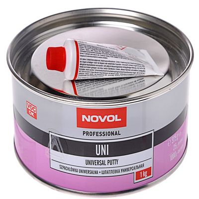 Шпаклівка універсальна Novol UNI 1кг - фото, зображення